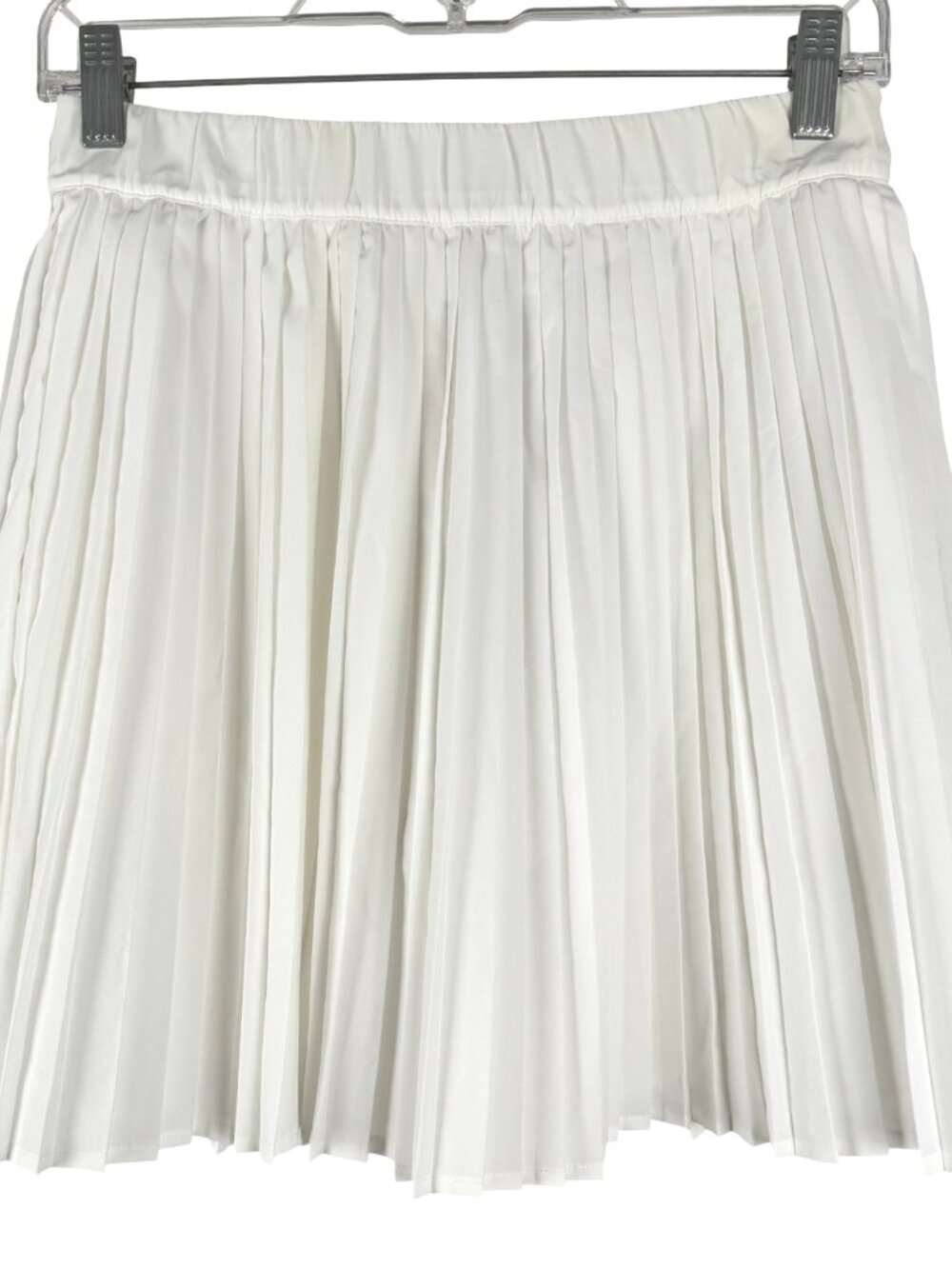 G/Fore Pleated Skort Skirt Small White Solid Golf Tennis Pickleball SS-2395